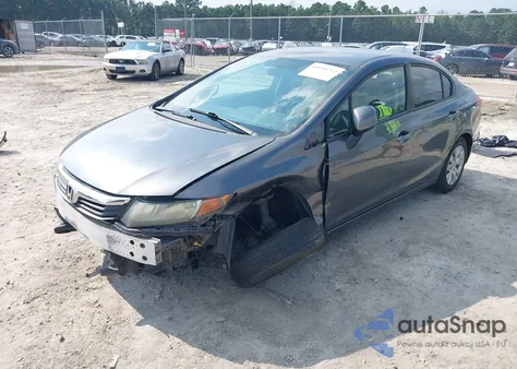 2012 Honda Civic Lx z USA, uszkodzony, nr VIN 19XFB2F50CE318151